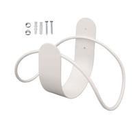 Supporto per tubi da giardino, supporto per tubo dell'acqua in acciaio inox Monte parete carico per il (bianco)