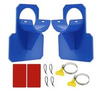 Supporto per tubi da piscina, supporto per tubo per piscina fuori terra, accessorio per tubo con supporto per morsetto regolabile per giardino esterno, terrazza posteriore cortile