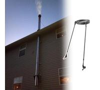 Supporto per Tubo Camino Staffa Kit di Supporto per Canna Fumaria Estesa Sul Tetto, Supporto per Tubo Stufa Contro Vento e Neve, Rinforzo del Tetto per Canna Fumaria(Dia 5.5"(14.0cm))