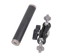 Supporto per tubo con filettatura interna da 1/4", in metallo, per fotocamere d'azione, telefoni e microfoni, supporto per treppiede Live Stream