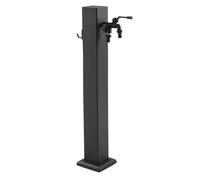 Supporto per tubo da giardino autoportante in acciaio inossidabile 304 con rubinetto Dispenser d'acqua antigelo per esterni Fontana verticale Idrante Piazza Acqua Caratteristica 80 cm