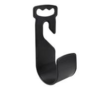 Supporto per Tubo da Giardino Estensibile Nero in Abs senza Fori | Hose Organizer, per Rubinetto e Area Giardino, Accessorio Compatto per Tubo Flessibile