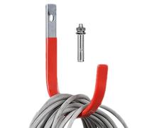 Supporto per tubo da giardino - Gancio per tubo dell'acqua in acciaio inox | Supporto per tubo flessibile in acciaio inox | Supporto per tubo da giardino per tubi idraulici, corde, cavo di prolunga