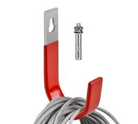 Supporto per tubo da giardino - Gancio per tubo dell'acqua in acciaio inox | Supporto per tubo flessibile in acciaio inox | Supporto per tubo da giardino per tubi idraulici, corde, cavo di prolunga