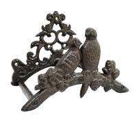 Supporto per tubo da giardino in ghisa, resistente, per montaggio a parete esterna, supporto decorativo per tubo dell'acqua, in metallo solido, facile da installare, può contenere fino a 50/75/30,5 m