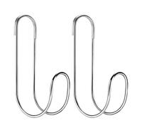 Supporto per tubo da giardino per esterni, set da 2 pezzi, gancio per tubo dell'acqua multifunzionale, in acciaio inox, organizer per giardino, garage, terrazza