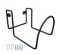 Supporto per tubo da giardino - Rullo per linea d'acqua esterna, tubo cortile montato a parete, supporto per tubo in metallo, tubo esterno - rack, supporto per strumenti di irrigazione per terrazza
