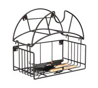 Supporto per tubo da parete - Supporto solido per tubo, portaoggetti in metallo robusto per tubi dell'acqua e cavi di estensione per esterni, garage, piscina, giardino