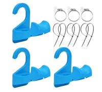 Supporto per tubo da piscina, 3 pezzi, antiscivolo, a prova di perdite, per esterni, cortile, giardino, fattoria, feste, terrazza, prato, paesaggio