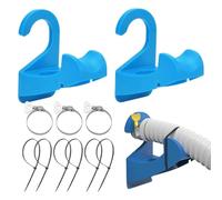 Supporto per tubo da piscina, 3 pezzi, supporti antiscivolo per tubo | Supporto per tubo da piscina a prova di perdite, per interni ed esterni, cortile, giardino, fattoria, prato