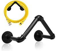 Supporto per tubo flessibile da giardino decorativo a parete per appendiabiti in ghisa