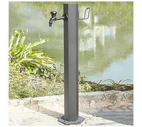 Supporto per tubo flessibile da giardino per rubinetto da esterno, resistente al gelo, con pistola a spruzzo e rubinetto in rame, ideale per irrigazione e paesaggistica, design durevole ed elegante
