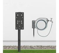 Supporto per tubo flessibile e avvolgitubo - autoportante e stabile - compatibile con Gardena®, Amazon Basic® e altro ancora - non necessita di montaggio a parete