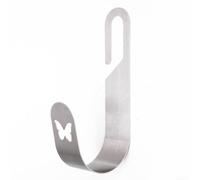 Supporto per tubo flessibile in acciaio inox, montaggio a parete, avvolgitubo da giardino, per esterni, garage, prolunga per cavi di prolunga per garage, gancio resistente per giardino e officina