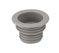 Supporto per tubo flessibile in silicone facilmente installabile, adatto per varie soluzioni idrauliche domestiche, comprese le rondelle (grigio)