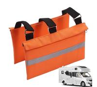 Supporto per tubo flessibile - Sacco peso fognario RV con striscia riflettente, sacco di sabbia per tubo settico per stazione di scarico rimorchio, mantiene i rifiuti al sicuro durante lo