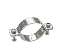 Supporto per Tubo Morsetto di supporto for tubo piatto ispessito in acciaio inossidabile da 2 pezzi for staffa for for anello rigido for impieghi gravosi 12-133,0 mm(2pcs 127-133.0mm)