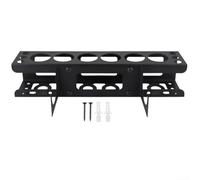 Supporto per tubo per sigillatura a parete per stoccaggio efficiente di utensili e forniture con struttura in acciaio che tiene 6 tubi e ugelli