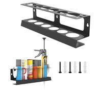 Supporto per tubo per sigillatura, vassoio per tubi per calafataggio | Organizzatore per bombolette spray per montaggio a parete per ugelli di sigillante in silicone, garage e auto