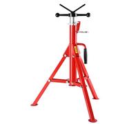 VEVOR Supporto per Tubo Pieghevole con Testa a V e Trasferimento a Sfera e Gambe Pieghevoli 4500lbs/2 T Altezza Regolabile da 28-52 pollice Tipo 1107C