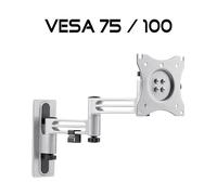 SUPPORTO PER TV A PARETE MYWALL HC 1-3L da 13 " a 32 ", portata max 15 kg, VESA max VESA 75x75 e 100x100 mm
