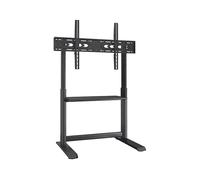 Supporto a Pavimento TV 60-86" VESA 800x600 Mensola A/V Altezza Regolabile - Techly ICA-TR130BK