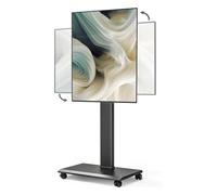 Supporto Per TV - Carrello TV Mobile Regolabile In Altezza Su Ruote - Supporto TV Con Rotazione Orizzontale E Verticale Dello Schermo, Per TV Con Schermo Da 32-55 Pollici