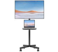 Supporto per TV con Ruote LCD/LED da 21 a 60 Pollici Carrello con Vassoio