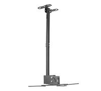 Supporto per TV da soffitto, Regolabile in Altezza, telescopico, inclinabile e Girevole, Adatto alla Maggior Parte dei televisori a LED da 32-55 Pollici, 3 m, 3 m,3m