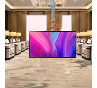 Supporto Per TV Da Soffitto Regolabile Motorizzata - Supporto Montante Motorizzato Con Telecomando, Supporto TV A Parete(120cm)