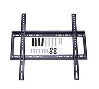 Supporto per TV fisso per TV da 26" a 65", supporto universale a parete sottile per TV a schermo piatto, supporta solo la TV da 1.2 pollici dalla parete, VESA max 470x430 mm, carico massimo 49.9 kg