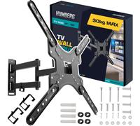Humberg Supporto da parete per TV da 17 - 56", a due bracci, inclinabile, girevole da 180 ° a 30 kg
