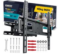 Humberg Supporto da parete per TV 23 - 60", inclinabile, girevole da 120° a 45 kg