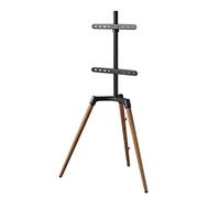 Supporto per TV in vero legno, 165 cm, 400 x 400 cm, orientabile, altezza variabile, SW