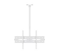 Supporto per TV, staffa a soffitto regolabile in altezza per TV da 40-60 pollici, VESA max 600 x 400 mm, supporta fino a 50 kg, inclinazione e rotazione per una visualizzazione ottimale