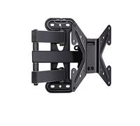 Supporto per TV Supporto per TV con Rotazione telescopica di 90° Sinistra e Destra Staffa per Montaggio a Parete Regolabile Mensola LCD Mensola TV