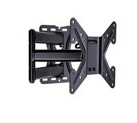 Supporto per TV Supporto per TV con Rotazione telescopica di 90° Sinistra e Destra Staffa per Montaggio a Parete Regolabile Mensola LCD Mensola TV