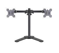 Supporto Per TV - Supporto verticale da tavolo a doppia faccia per TV a schermo piatto da 10 a 32 pollici, bracci completamente regolabili, può contenere 2 schermi.