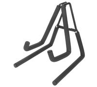 Supporto per Ukulele Pieghevole - Supporto per Ukulele in Metallo Nero con Fondo Antiscivolo - Supporto per Ukulele Imbottito in Spugna Spessa con Telaio in Metallo per Banjo