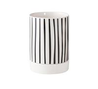Supporto per utensili da cucina, Portautensili in ceramica con fori di drenaggio e vassoio raccogli-acqua, 10,5x11,3 cm, portavaso(Vertical Stripe)