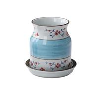 Supporto per utensili da cucina, Portautensili in ceramica in stile giapponese con base antiscivolo, 5,5 pollici, diverse misure(C)