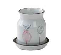 Supporto per utensili da cucina, Portautensili in ceramica in stile giapponese con base antiscivolo, 5,5 pollici, diverse misure(E)