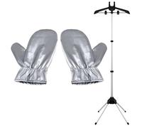 Supporto per vapore, supporto per vaporizzatore per indumenti, supporto telescopico pieghevole per vestiti a vapore, gancio per vestiti a vapore, supporto per vestiti a vapore (supporto per