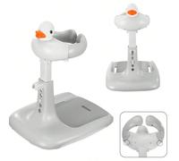 Supporto per vasca da bagno - sedia da bagno, sgabello igienico verticale, porta sapone leggero | Base stabile e antiscivolo, supporto aderente e confortevole - il rituale del bagnetto del bambino per