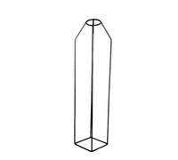 Supporto per vaso in metallo con forma geometrica per tulipani, fresia,