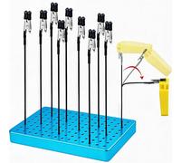 Supporto per vernice spray, 10 bastoncini a coccodrillo con base di supporto per pittura, strumenti di modellazione, supporto per aerografo per ausilio alla saldatura, parti di modello, promemoria