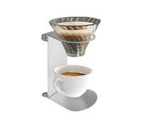 Supporto per versare sopra il caffè - Supporto per contagocce filtro in acciaio inox, supporto per contagocce filtro portatile | Versare sopra il supporto del caffè per campeggio, viaggi, tè, birra Fr