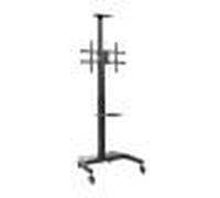 Link Supporto Tv 37-70 Fino A 50 Kg Regolabile In Altezza Con Ripiani E Ruote Lk