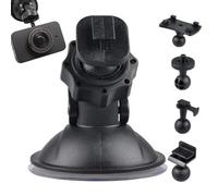 Supporto per videocamera da cruscotto - Supporto universale per telecamere per vlogging per auto con 5 adattatori | versatili per cruscotto auto, supporto per telefono con forte aspirazione