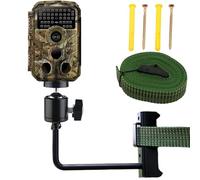Supporto per videocamera selvatica, supporto stabile con vite da 1/4 di pollice, supporto per corteccia di alberi lisci, per proprietari di ranchi esperti: per il fissaggio a tronchi d'alberi, su
